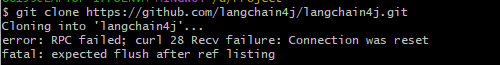 image.png Git 报错error: RPC failed; curl 28 Recv failure: Connection was reset fatal: expected flush after ref 开发日常